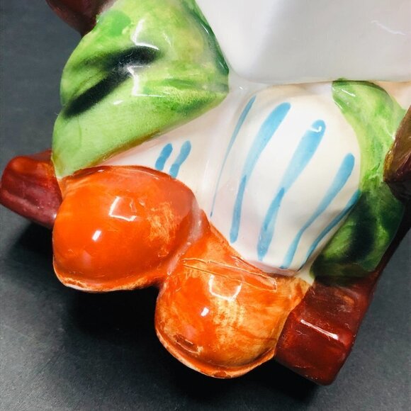 Vintage LEFTON Retirement Fund Ceramic Coin Bank Kitsch Grandpa Gag Gift - Picture 8 of 11